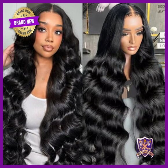 13x6 HD Lace Front Wig Human Hair 200% Density Body Wave Glueless main image 4